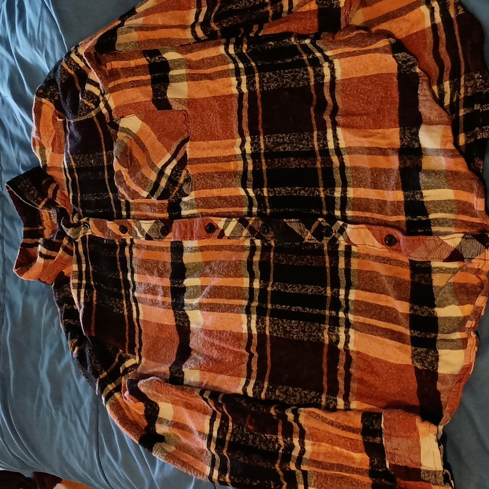 Arizona jeans woman's flannel shirt M